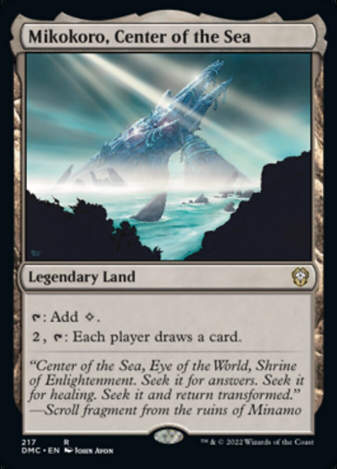 Mikokoro, Center of the Sea [Dominaria United Commander] | Jomio and Rueliete's Cards and Comics