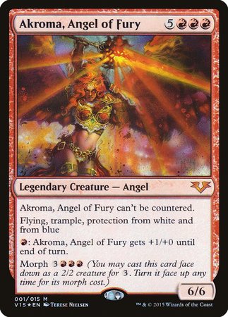 Akroma, Angel of Fury [From the Vault: Angels] | Jomio and Rueliete's Cards and Comics