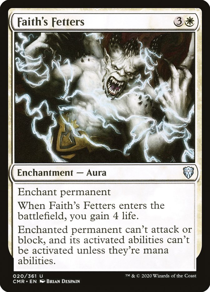 Faith's Fetters [Commander Legends] | Jomio and Rueliete's Cards and Comics