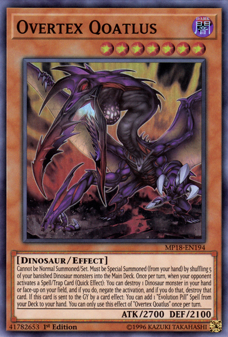 Overtex Qoatlus [MP18-EN194] Super Rare | Jomio and Rueliete's Cards and Comics