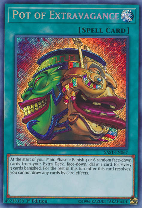 Pot of Extravagance [SAST-EN067] Secret Rare | Jomio and Rueliete's Cards and Comics