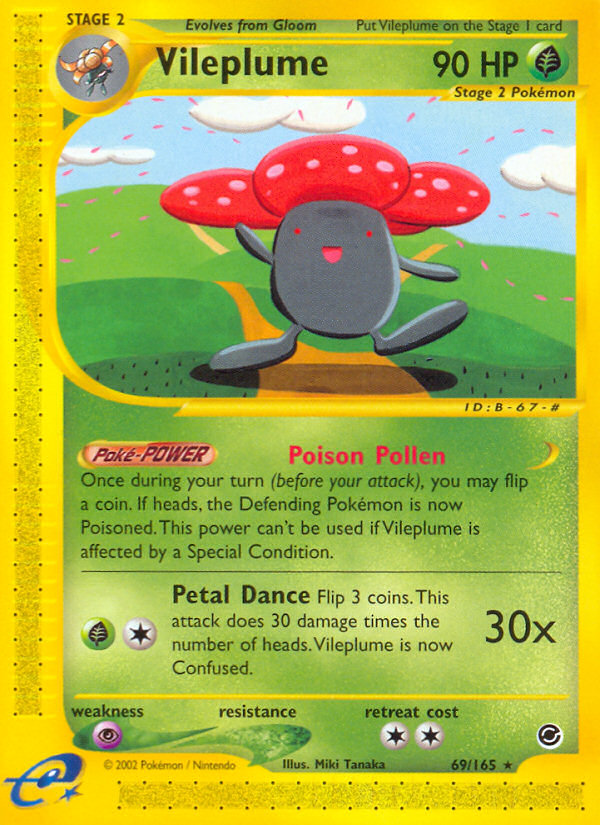 Vileplume (69/165) [Expedition: Base Set] | Jomio and Rueliete's Cards and Comics