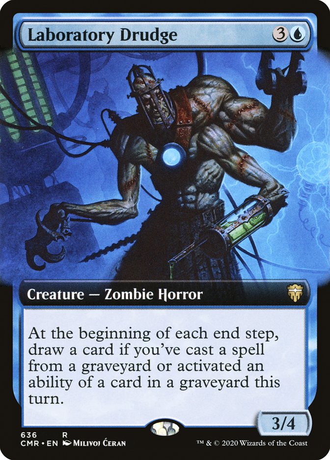 Laboratory Drudge (Extended Art) [Commander Legends] | Jomio and Rueliete's Cards and Comics