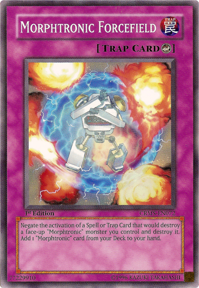 Morphtronic Forcefield [CRMS-EN072] Common | Jomio and Rueliete's Cards and Comics