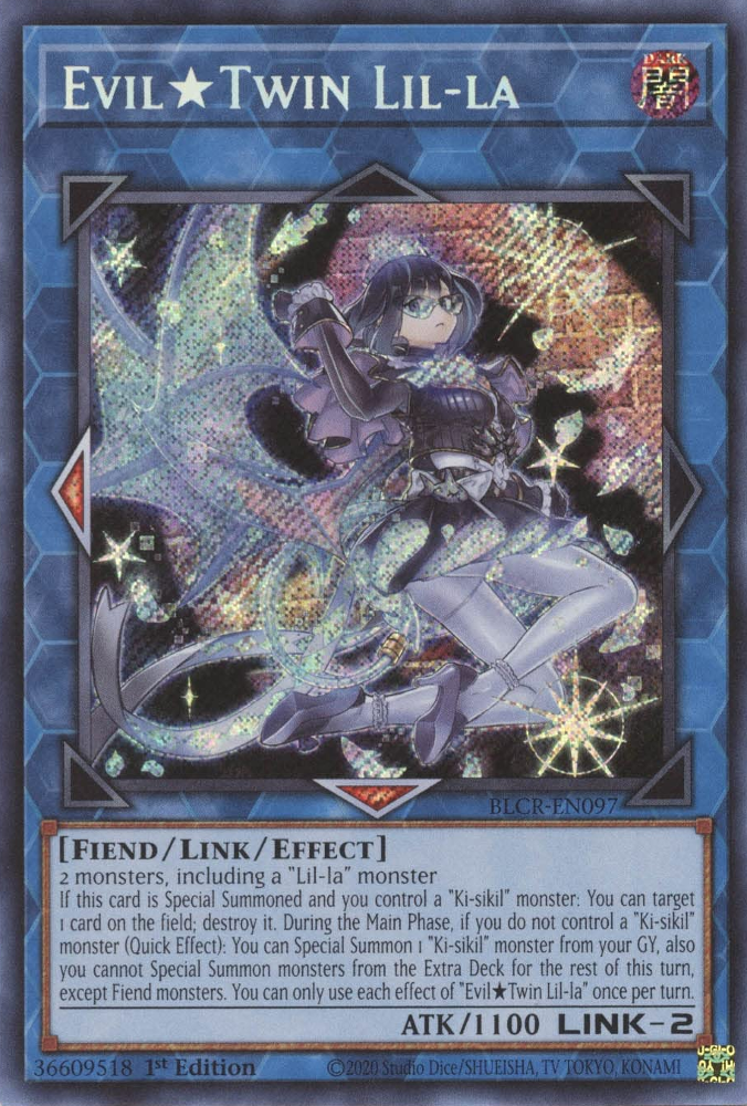 Evil Twin Lil-la [BLCR-EN097] Secret Rare | Jomio and Rueliete's Cards and Comics