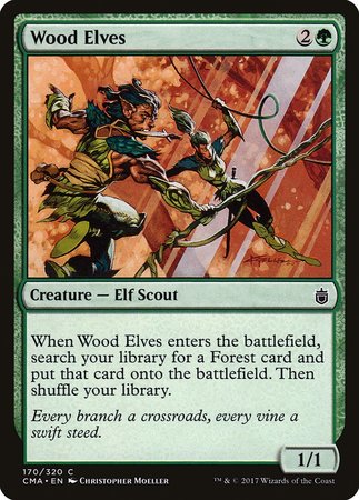 Wood Elves [Commander Anthology] | Jomio and Rueliete's Cards and Comics