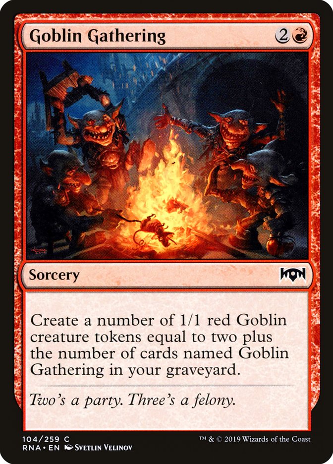 Goblin Gathering [Ravnica Allegiance] | Jomio and Rueliete's Cards and Comics