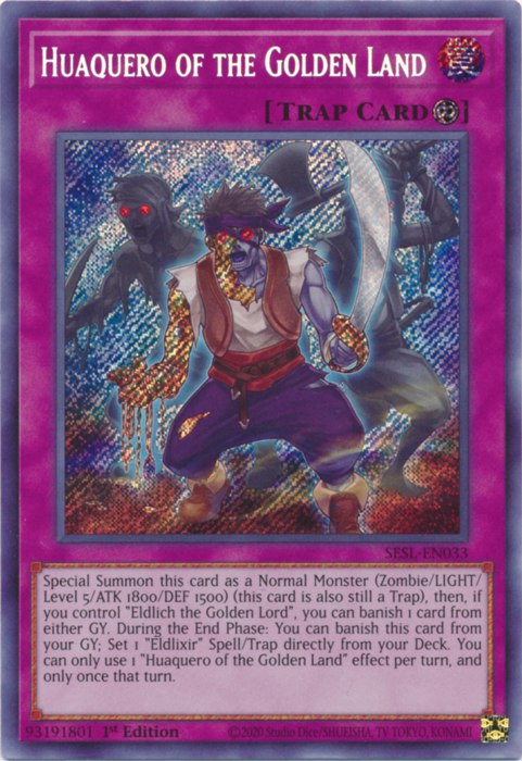 Huaquero of the Golden Land [SESL-EN033] Secret Rare | Jomio and Rueliete's Cards and Comics