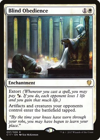 Blind Obedience [Commander 2017] | Jomio and Rueliete's Cards and Comics