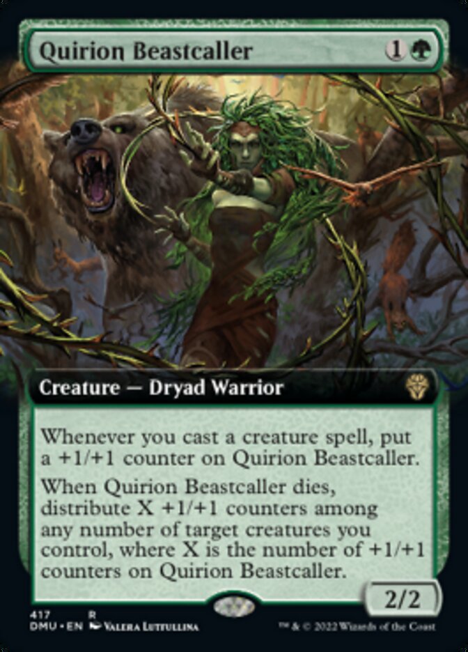 Quirion Beastcaller (Extended Art) [Dominaria United] | Jomio and Rueliete's Cards and Comics