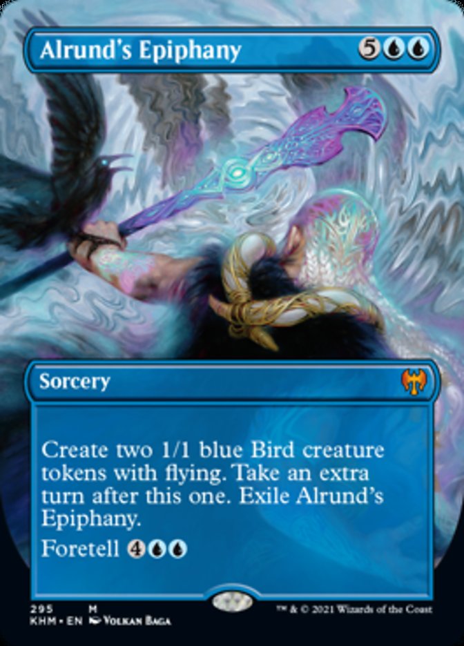 Alrund's Epiphany (Borderless Alternate Art) [Kaldheim] | Jomio and Rueliete's Cards and Comics