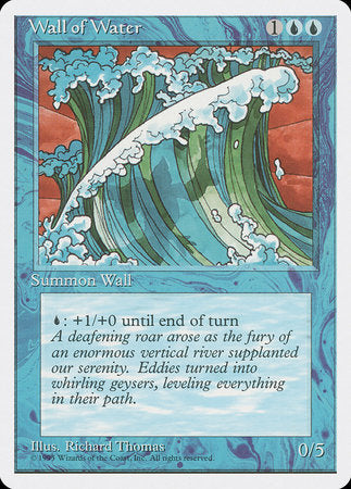 Wall of Water [Fourth Edition] | Jomio and Rueliete's Cards and Comics