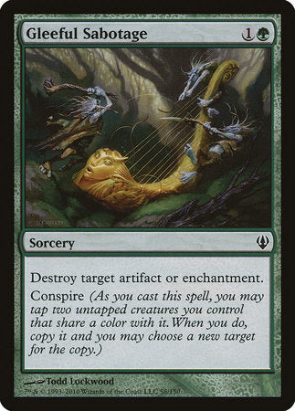 Gleeful Sabotage [Archenemy] | Jomio and Rueliete's Cards and Comics