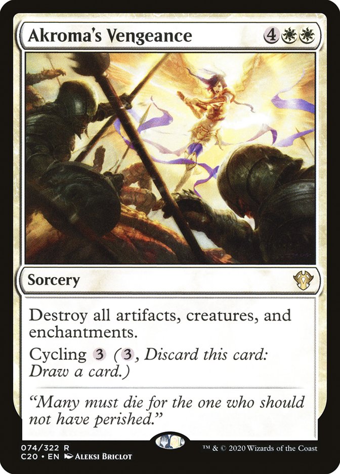 Akroma's Vengeance [Commander 2020] | Jomio and Rueliete's Cards and Comics