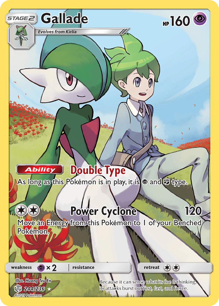 Gallade (244/236) [Sun & Moon: Cosmic Eclipse] | Jomio and Rueliete's Cards and Comics