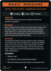 Into the Story: Horror Edition (Magic Minigame) [Innistrad: Midnight Hunt Minigame] | Jomio and Rueliete's Cards and Comics