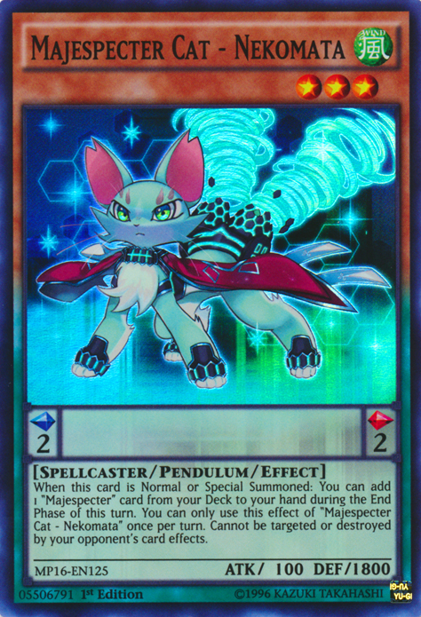Majespecter Cat - Nekomata [MP16-EN125] Super Rare | Jomio and Rueliete's Cards and Comics
