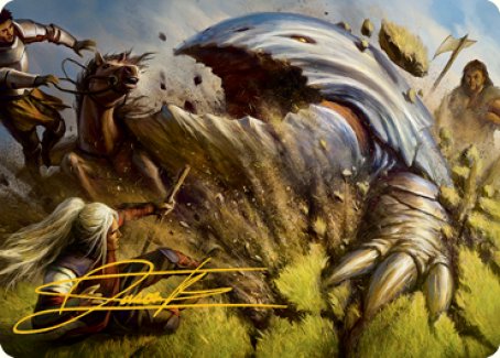 Bulette Art Card (Gold-Stamped Signature) [Dungeons & Dragons: Adventures in the Forgotten Realms Art Series] | Jomio and Rueliete's Cards and Comics
