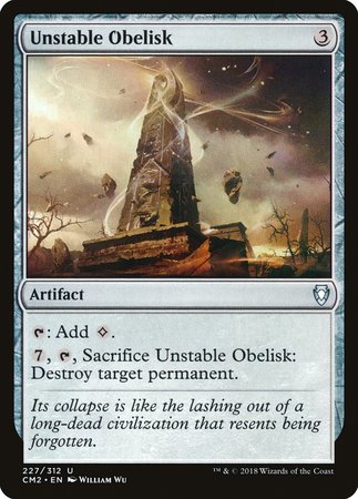 Unstable Obelisk [Commander Anthology Volume II] | Jomio and Rueliete's Cards and Comics