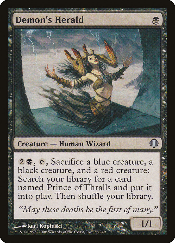 Demon's Herald [Shards of Alara] | Jomio and Rueliete's Cards and Comics
