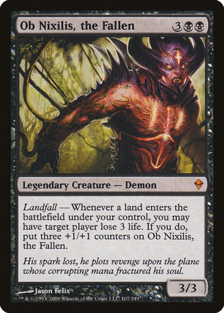 Ob Nixilis, the Fallen [Zendikar] | Jomio and Rueliete's Cards and Comics