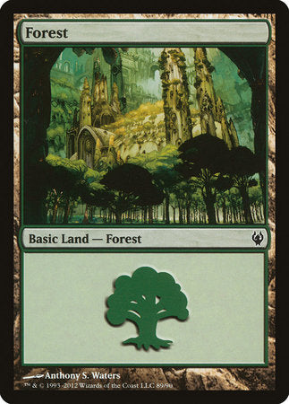 Forest (89) [Duel Decks: Izzet vs. Golgari] | Jomio and Rueliete's Cards and Comics