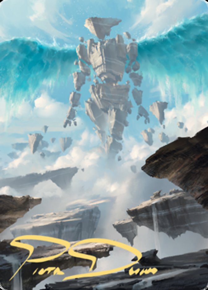 Celestial Colonnade Art Card (Gold-Stamped Signature) [Zendikar Rising Art Series] | Jomio and Rueliete's Cards and Comics