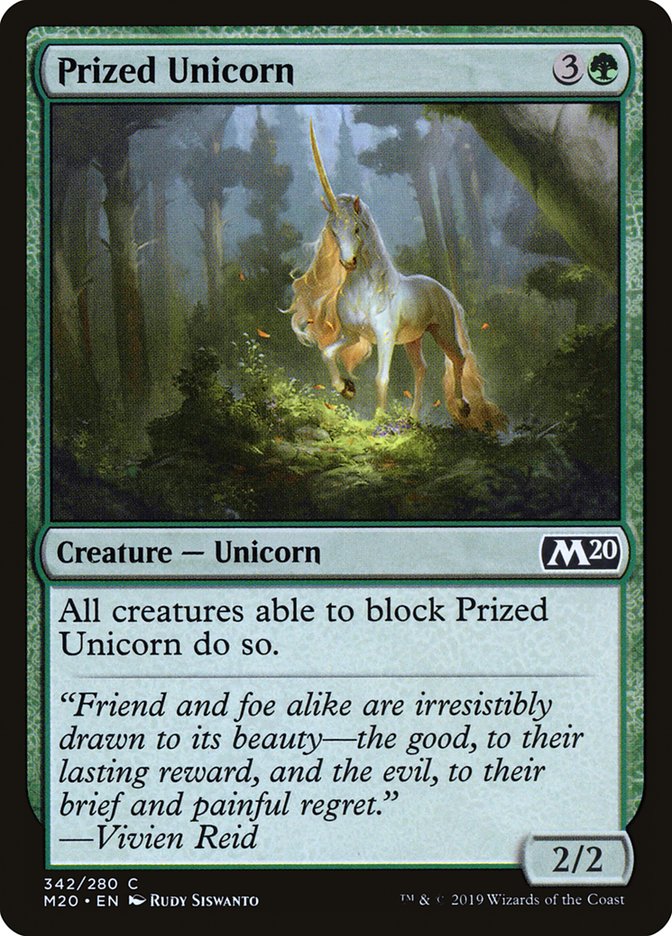 Prized Unicorn [Core Set 2020] | Jomio and Rueliete's Cards and Comics