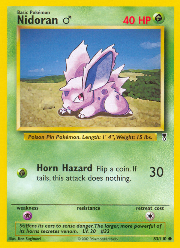 Nidoran (83/110) (Male) [Legendary Collection] | Jomio and Rueliete's Cards and Comics