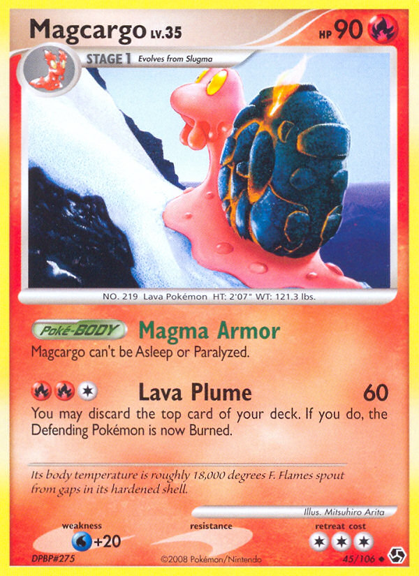 Magcargo (45/106) [Diamond & Pearl: Great Encounters] | Jomio and Rueliete's Cards and Comics