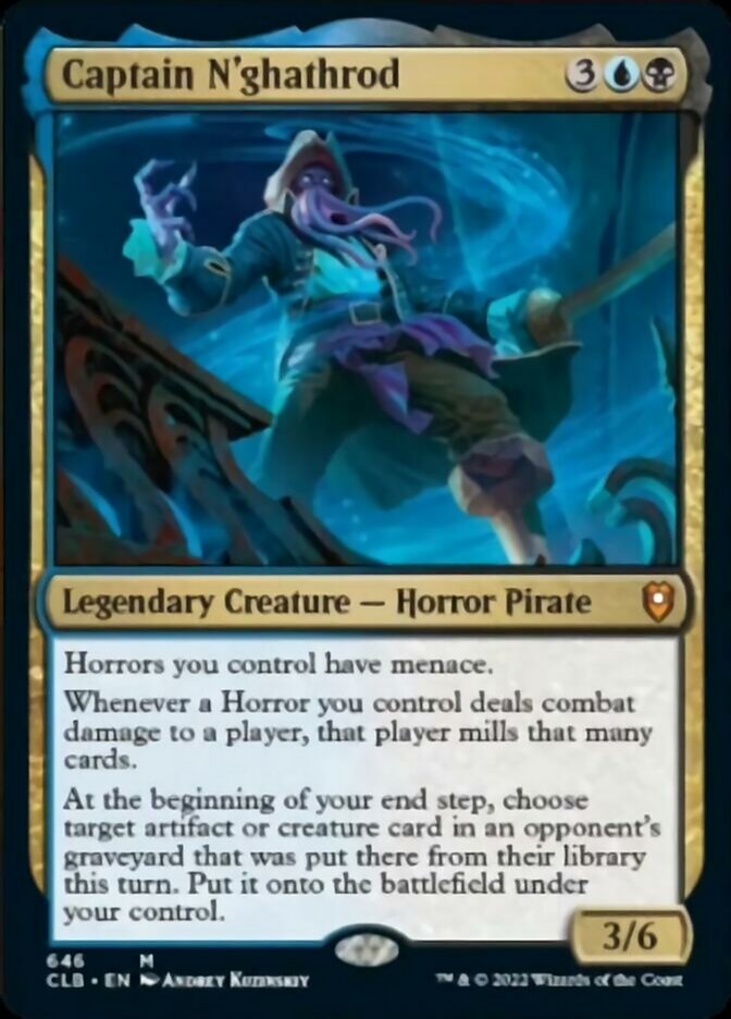 Captain N'ghathrod [Commander Legends: Battle for Baldur's Gate] | Jomio and Rueliete's Cards and Comics