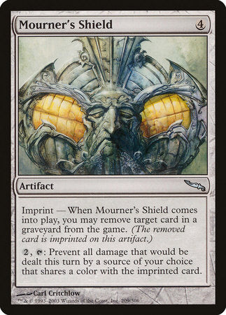 Mourner's Shield [Mirrodin] | Jomio and Rueliete's Cards and Comics