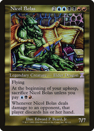 Nicol Bolas [Time Spiral Timeshifted] | Jomio and Rueliete's Cards and Comics