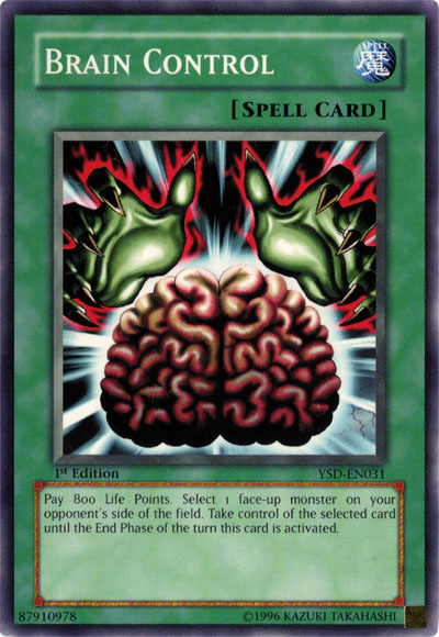 Brain Control [YSD-EN031] Common | Jomio and Rueliete's Cards and Comics