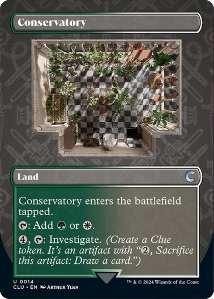 Conservatory (Borderless) [Ravnica: Clue Edition] | Jomio and Rueliete's Cards and Comics