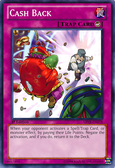 Cash Back [ABYR-EN078] Common | Jomio and Rueliete's Cards and Comics