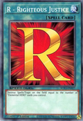 R - Righteous Justice [SGX1-ENA17] Common | Jomio and Rueliete's Cards and Comics