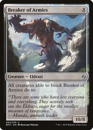 Breaker of Armies [Battle for Zendikar] | Jomio and Rueliete's Cards and Comics