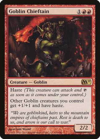 Goblin Chieftain [Magic 2011] | Jomio and Rueliete's Cards and Comics