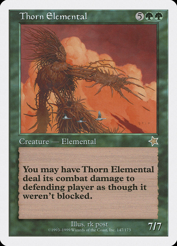 Thorn Elemental [Starter 1999] | Jomio and Rueliete's Cards and Comics