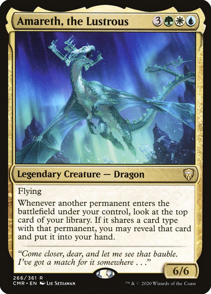Amareth, the Lustrous [Commander Legends] | Jomio and Rueliete's Cards and Comics