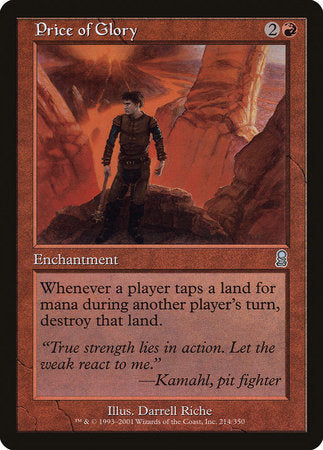 Price of Glory [Odyssey] | Jomio and Rueliete's Cards and Comics