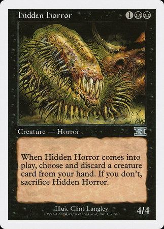 Hidden Horror [Classic Sixth Edition] | Jomio and Rueliete's Cards and Comics