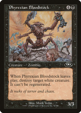 Phyrexian Bloodstock [Planeshift] | Jomio and Rueliete's Cards and Comics