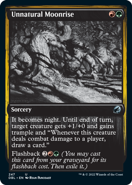 Unnatural Moonrise [Innistrad: Double Feature] | Jomio and Rueliete's Cards and Comics