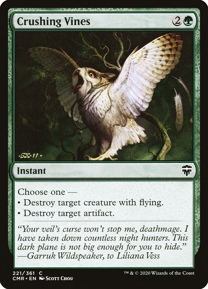 Crushing Vines [Commander Legends] | Jomio and Rueliete's Cards and Comics