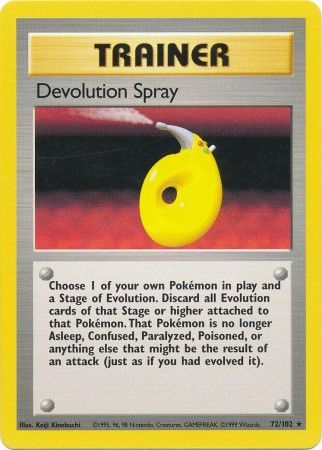 Devolution Spray (72/102) [Base Set Unlimited] | Jomio and Rueliete's Cards and Comics