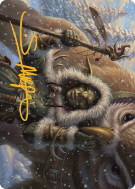 Owlbear Shepherd Art Card (Gold-Stamped Signature) [Commander Legends: Battle for Baldur's Gate Art Series] | Jomio and Rueliete's Cards and Comics