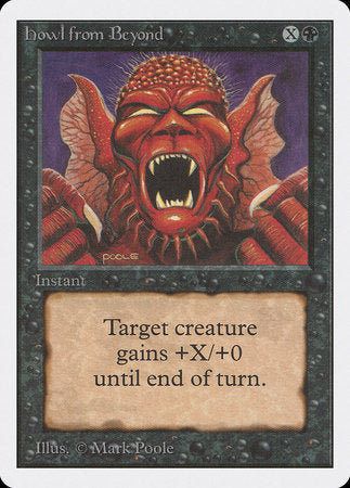Howl from Beyond [Unlimited Edition] | Jomio and Rueliete's Cards and Comics