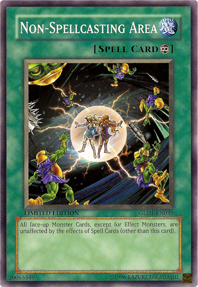 Non-Spellcasting Area [GLD1-EN035] Common | Jomio and Rueliete's Cards and Comics
